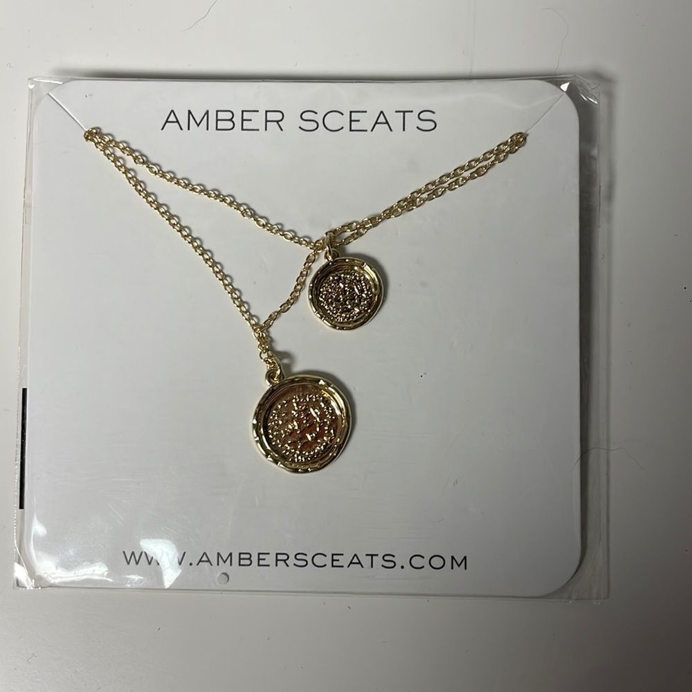 Amber Sceats Double Coin Necklace